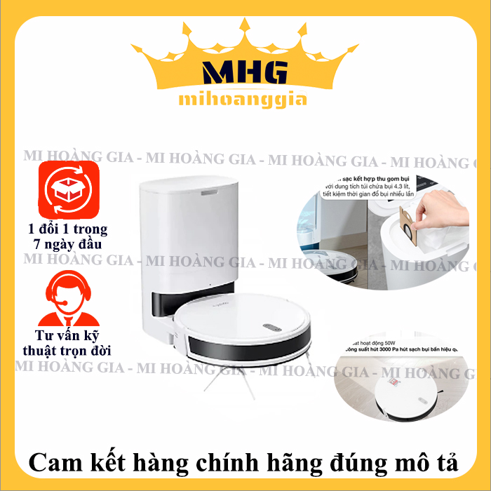 Robot hút bụi lau nhà Xiaomi Lydsto G2 kết nối app mihome bản quốc tế - Hàng nhập khẩu