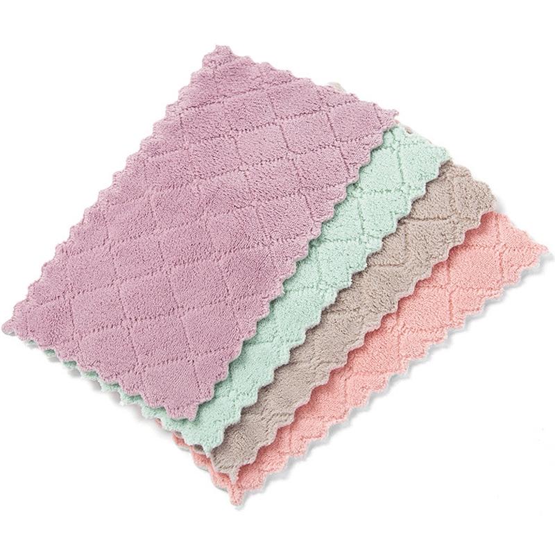 Khăn Lau Chén Dĩa Thấm Hút Tốt Kích Thước 27x16cm