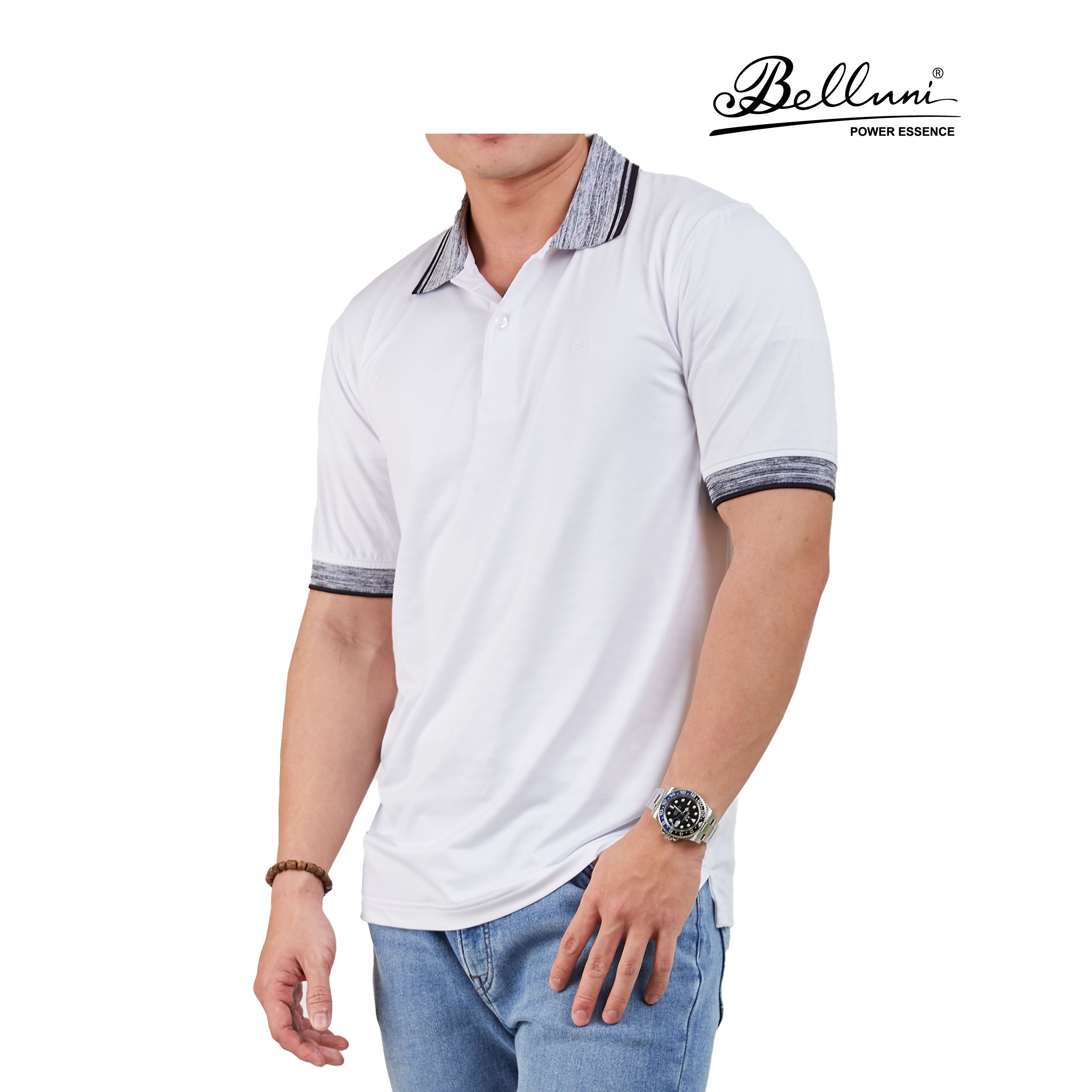 Áo thun nam Polo BELLUNI cao cấp mềm mượt thoáng khí - AT.PS.BE.64.W