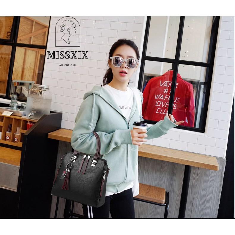TÚI ĐEO CHÉO, XÁCH TAY - MISSXIX - PHONG CÁCH CÔNG SỞ, CHẤT LIỆU DA NHÂN TẠO CAO CẤP