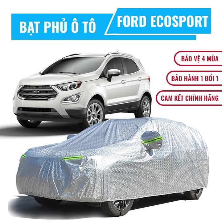 Bạt phủ xe ô tô 5 chỗ Ford Ecosport, Bạt trùm xe Ecosport cao cấp chất liệu vải PEVA chống nắng mưa không thấm nước