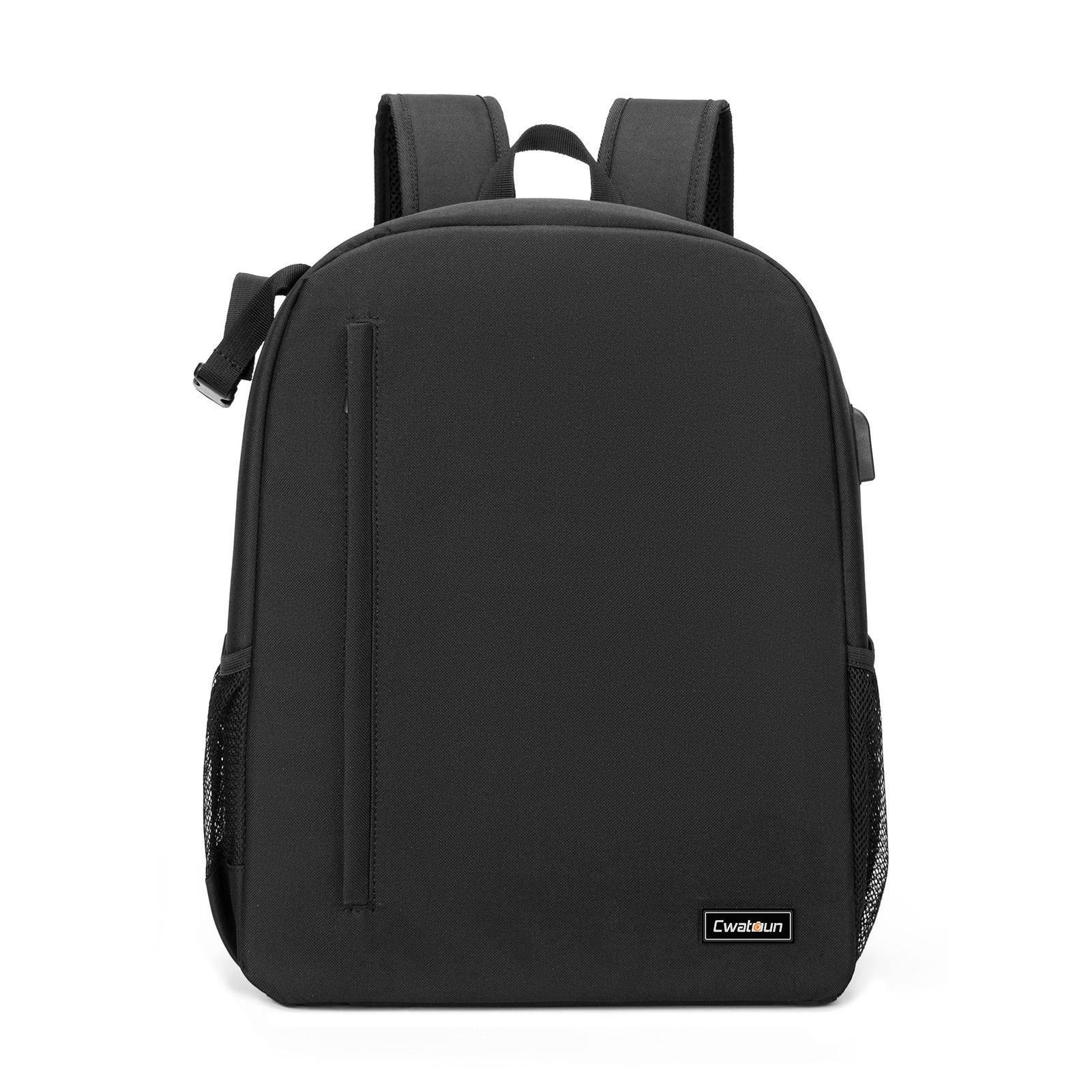 Túi đựng ống kính 600D CWATCUN bảo vệ chống thấm nước Tích hợp cổng sạc USB