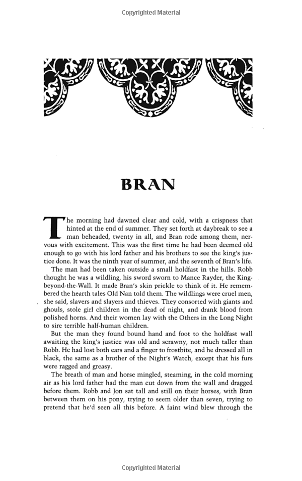 A Song Of Ice And Fire 1: A Game Of Thrones
