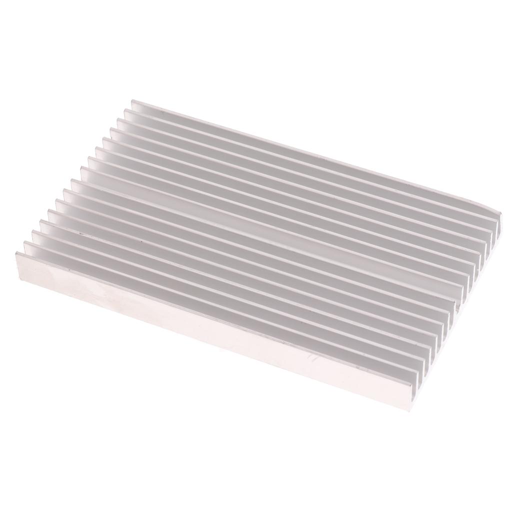 High Power LED aluminum Heatsink Module 100x60x10mm Silver  Color