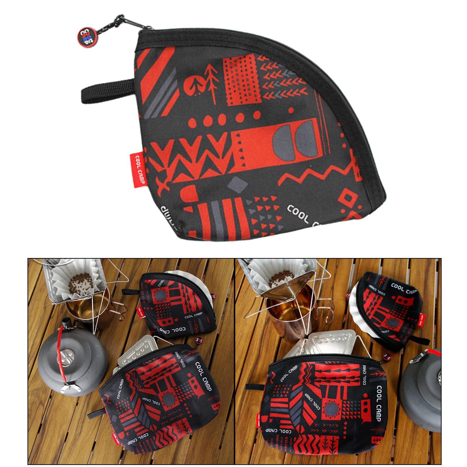 Storage Bag Coffee Tool Handbag Cookware Bag Camping Accessory 12.5x19cm