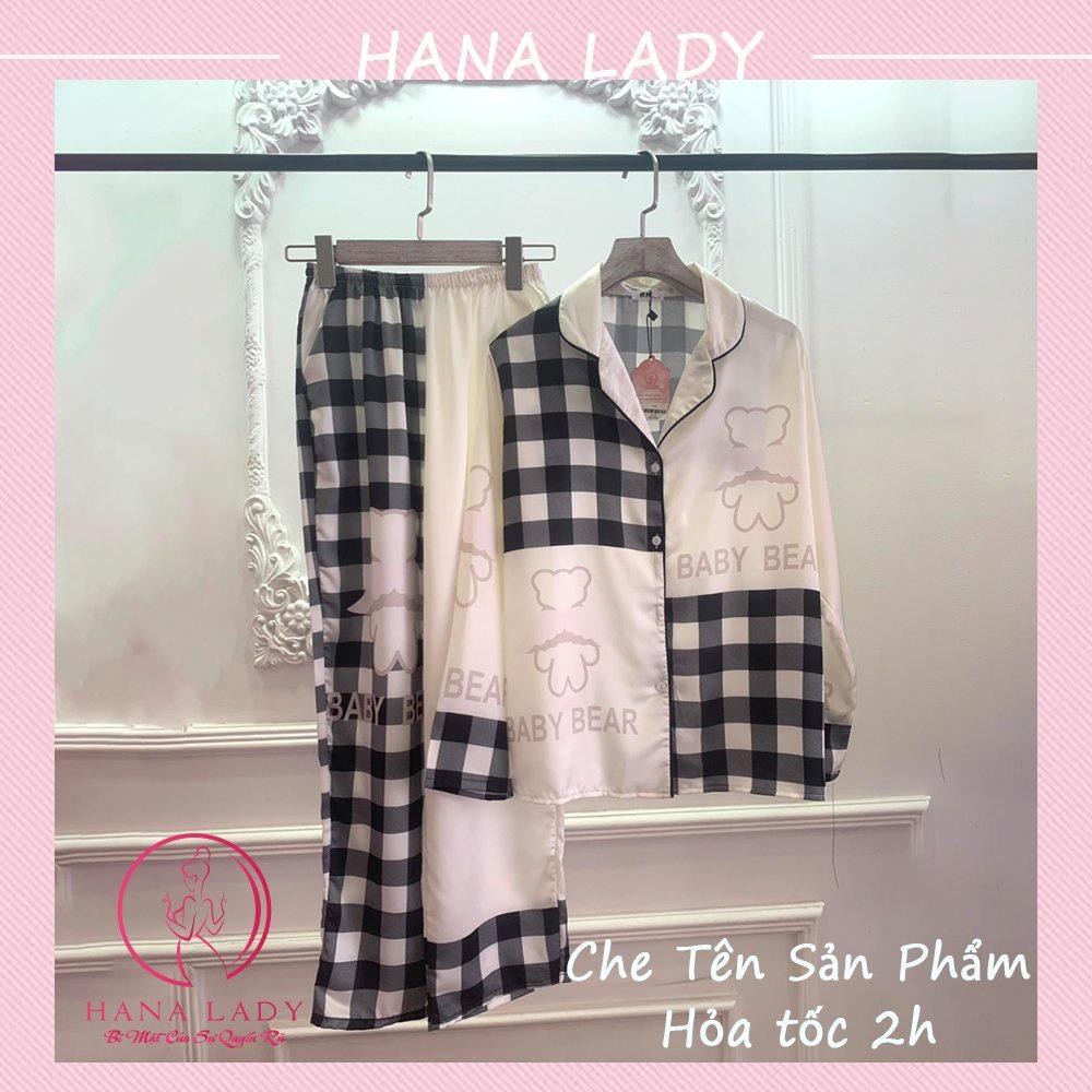 Đồ bộ pijama lụa - Bộ ngủ mặc nhà cao cấp nhiều họa tiết