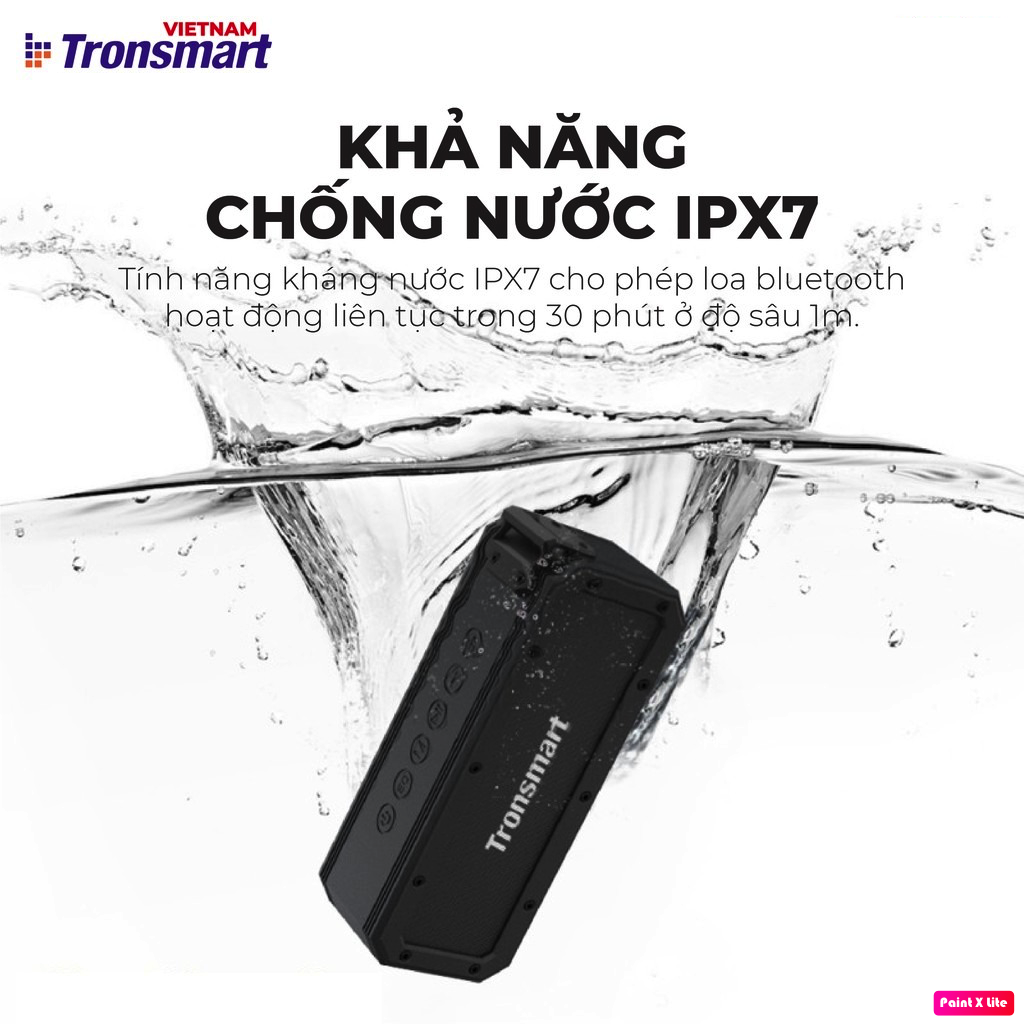 Loa Bluetooth Không Dây Tronsmart Element Force+ 40W v5.0 Công nghệ SoundPulse Chống nước IPX7- Hàng chính hãng