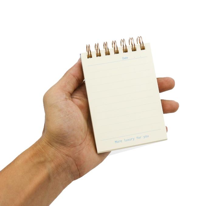 Sổ Lò Xo Twin Memopad A7 120 Trang Motto - CYTMA7-BL