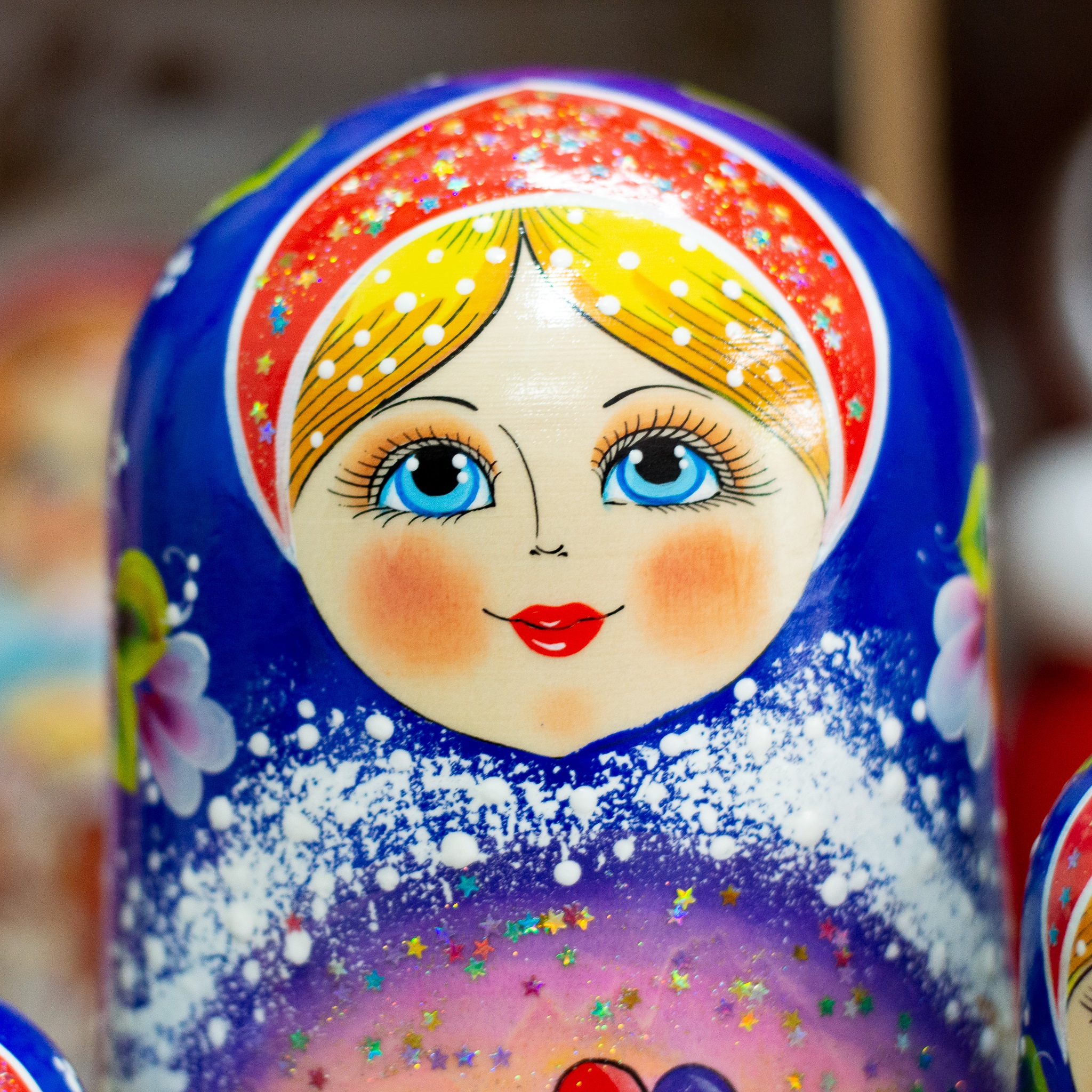 BỘ BÚP BÊ NGA MATRYOSHKA 10 LỚP 26CM &quot;LỄ HỘI DÂN GIAN NGA&quot; RẤT ĐẸP VÀ ĐỘC ĐÁO