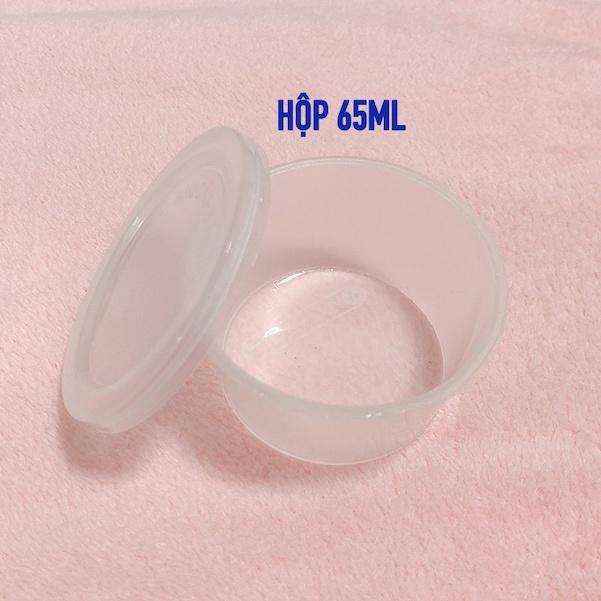 Hộp Nhựa Đựng Slime 65ml - Nguyên Liệu Làm Slime