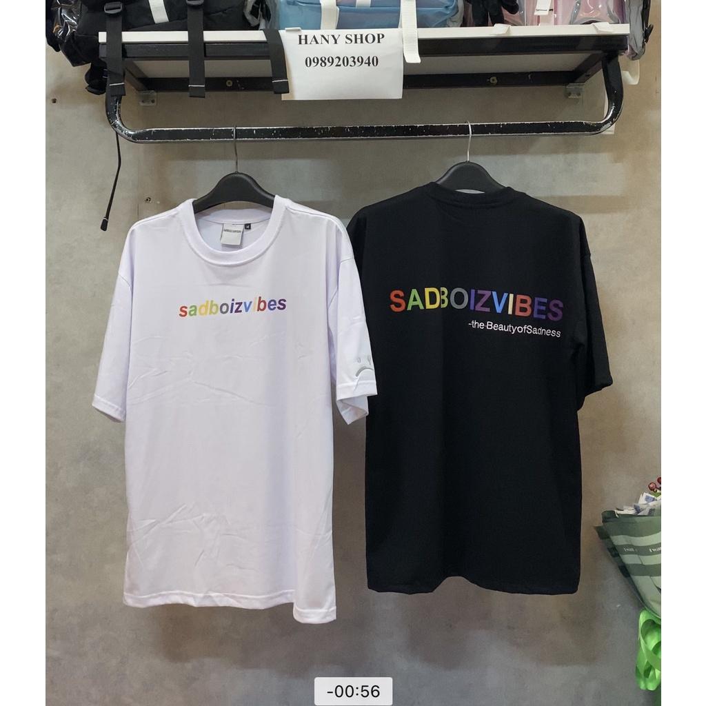 Áo thun unisex tay lỡ Sadboiz Sad Boiz 7 màu SADBOIZ SADBOIZVIBES || Hany shop