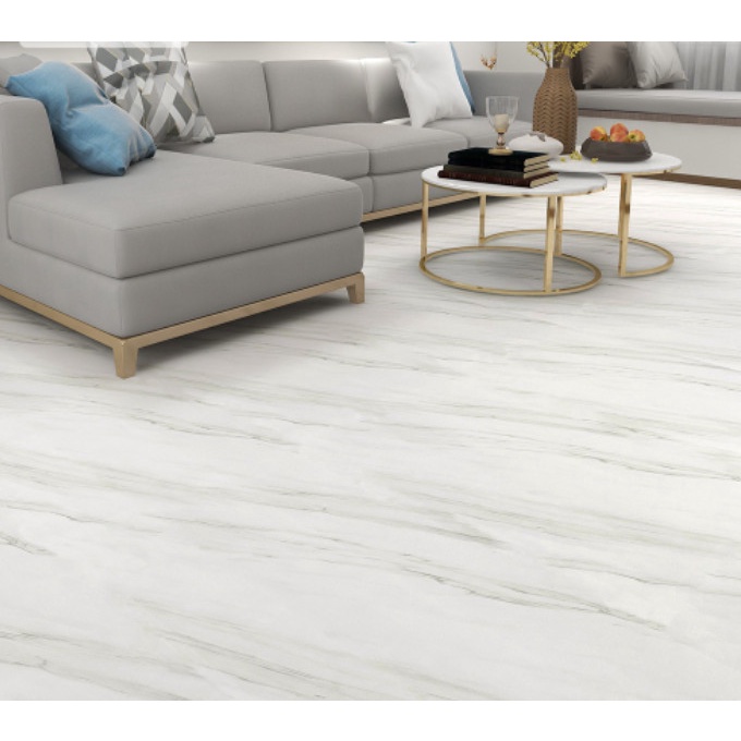 COMBO CUỘN 3 mét decal dán nền dán sàn ĐÁ VÂN THẲNG HS2301 KHỔ 60CM KEO SẴN