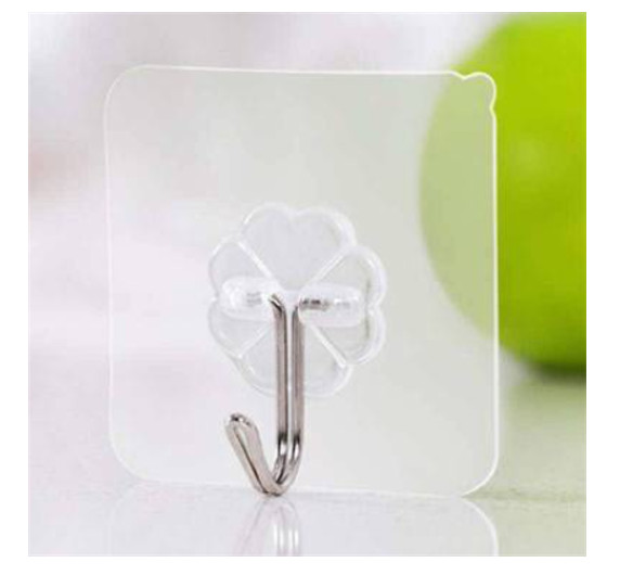 Móc dán tường trong suốt