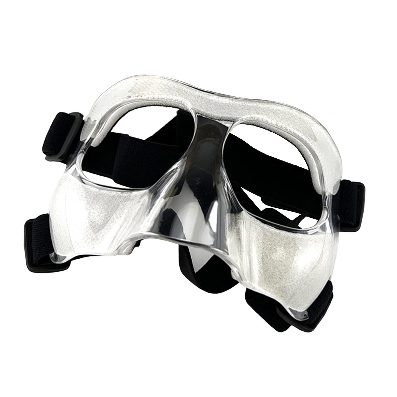 Basketball  Nose Guard , Lightweight Face Guard for Broken Nose, Durable Shatterproof Sport  Protective Face Cover
