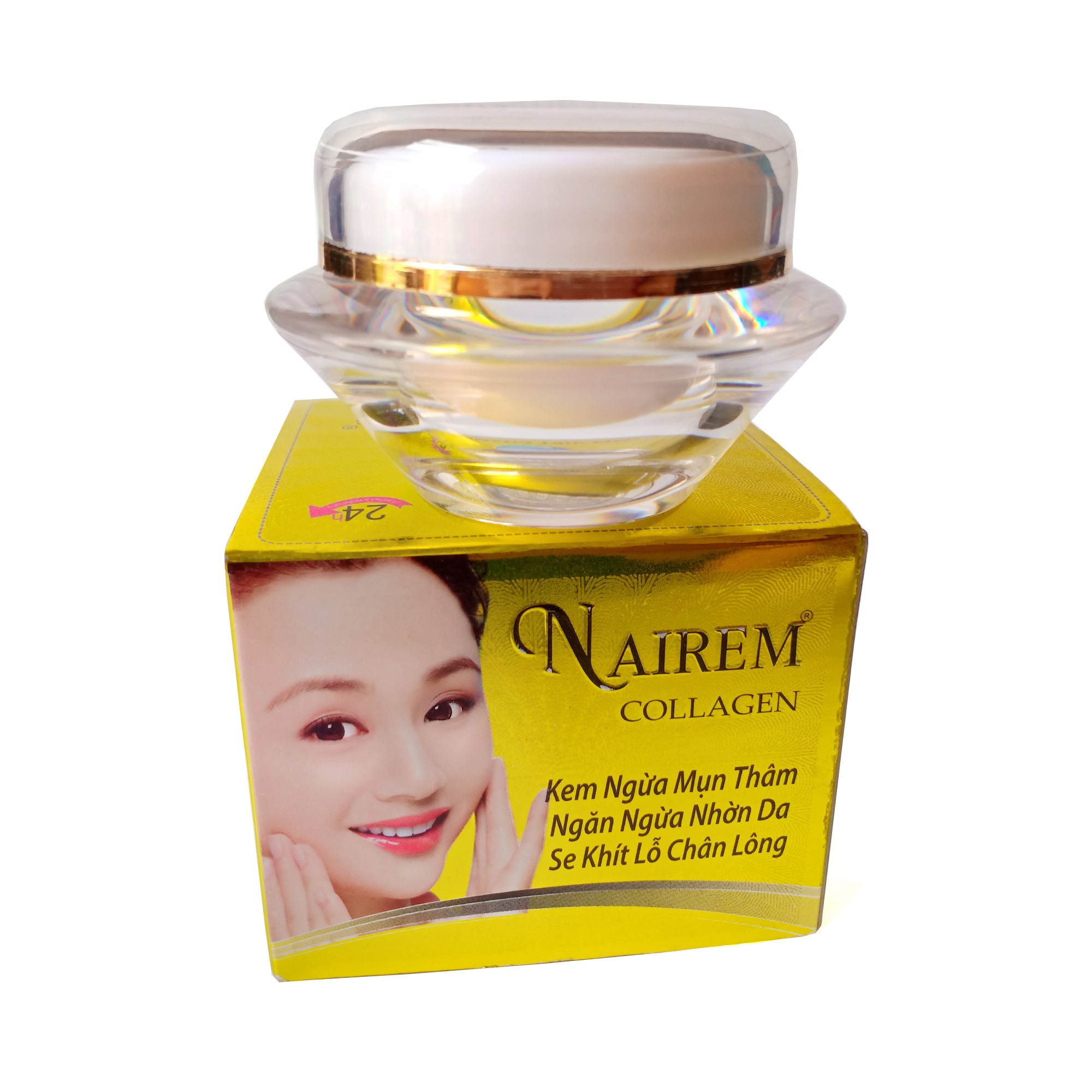 Kem Nairem collagen _mụn thâm, mờ sẹo, phục hồi da, se khít lỗ chân lông 18g
