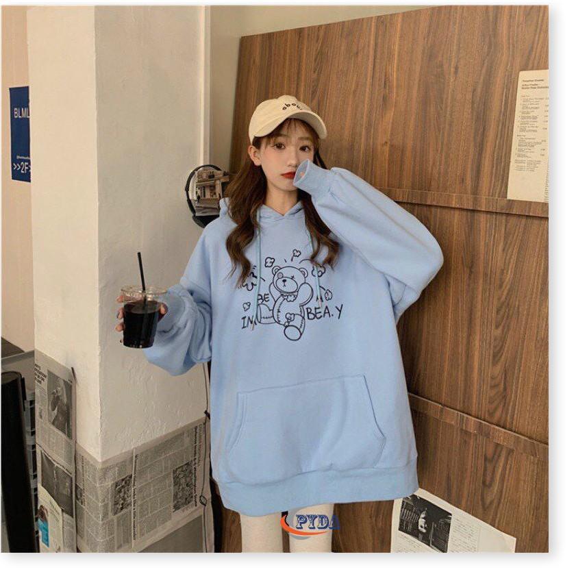 ÁO KHOÁC HOODIES NỮ FROM RỘNG,NHIỀU MÀU SẮC XINH XẮN THỜI TRANG MỚI KME