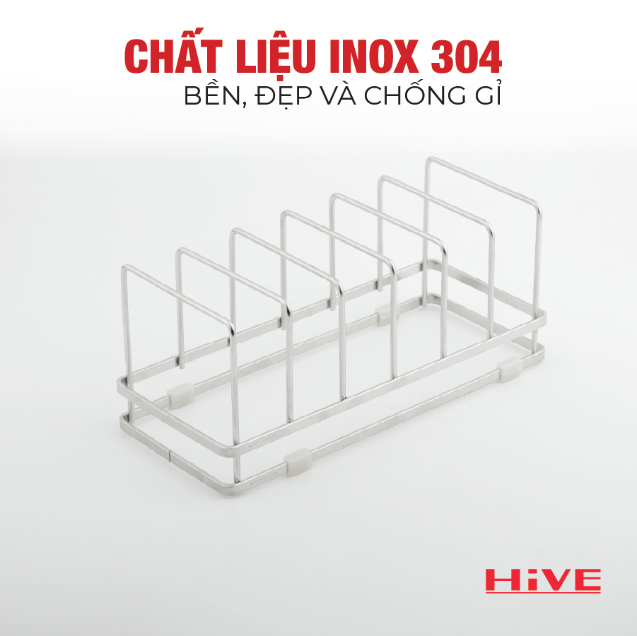 Gía úp đĩa HiVE Inox Cao Cấp