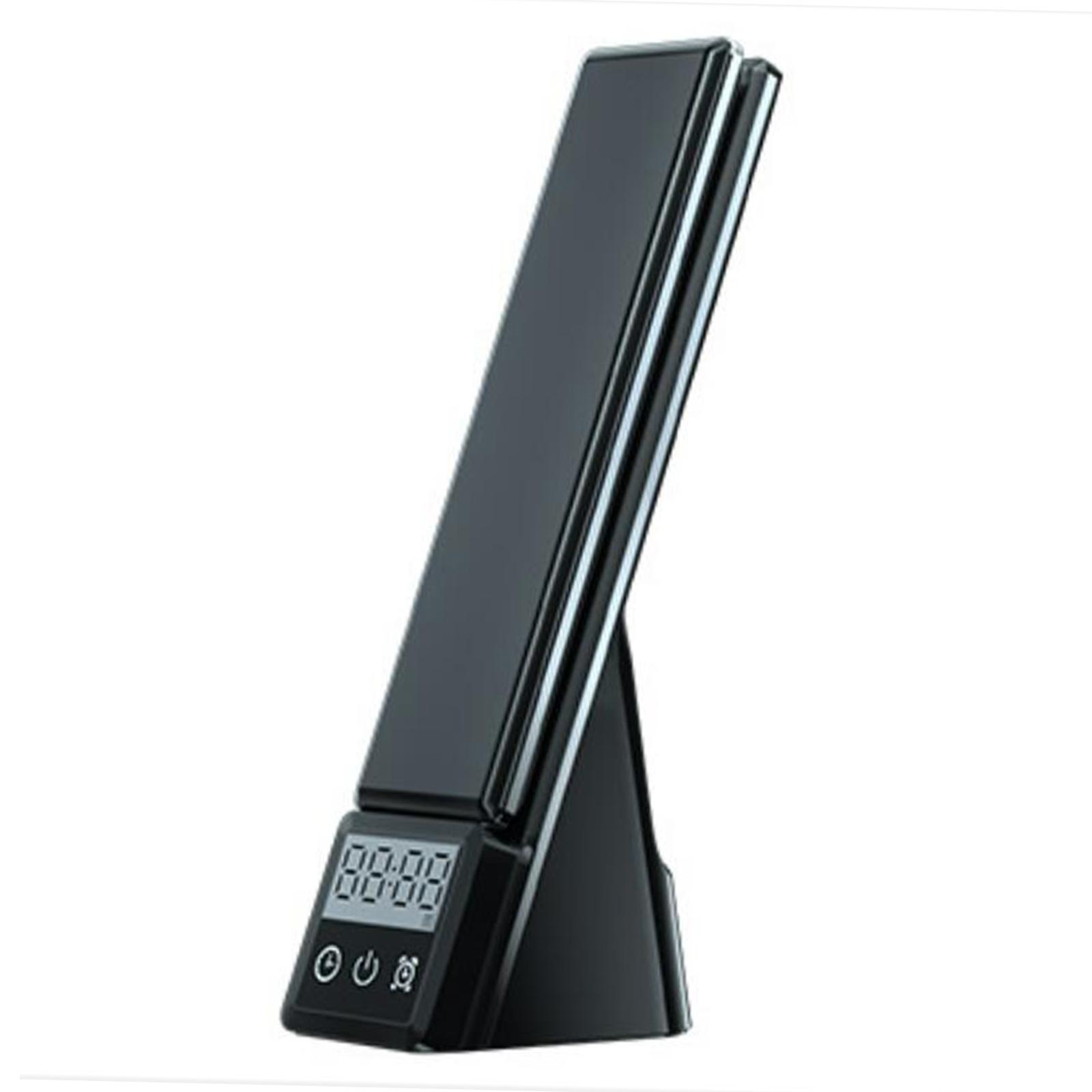 Table Lamp with USB Charger Home Reading Desk Light  Black