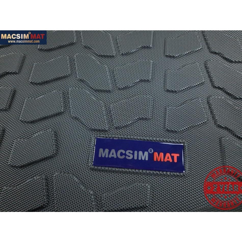 Thảm lót cốp xe ô tô Chevrolet Captiva 2012- nay nhãn hiệu Macsim chất liệu TPV cao cấp màu đen(132)