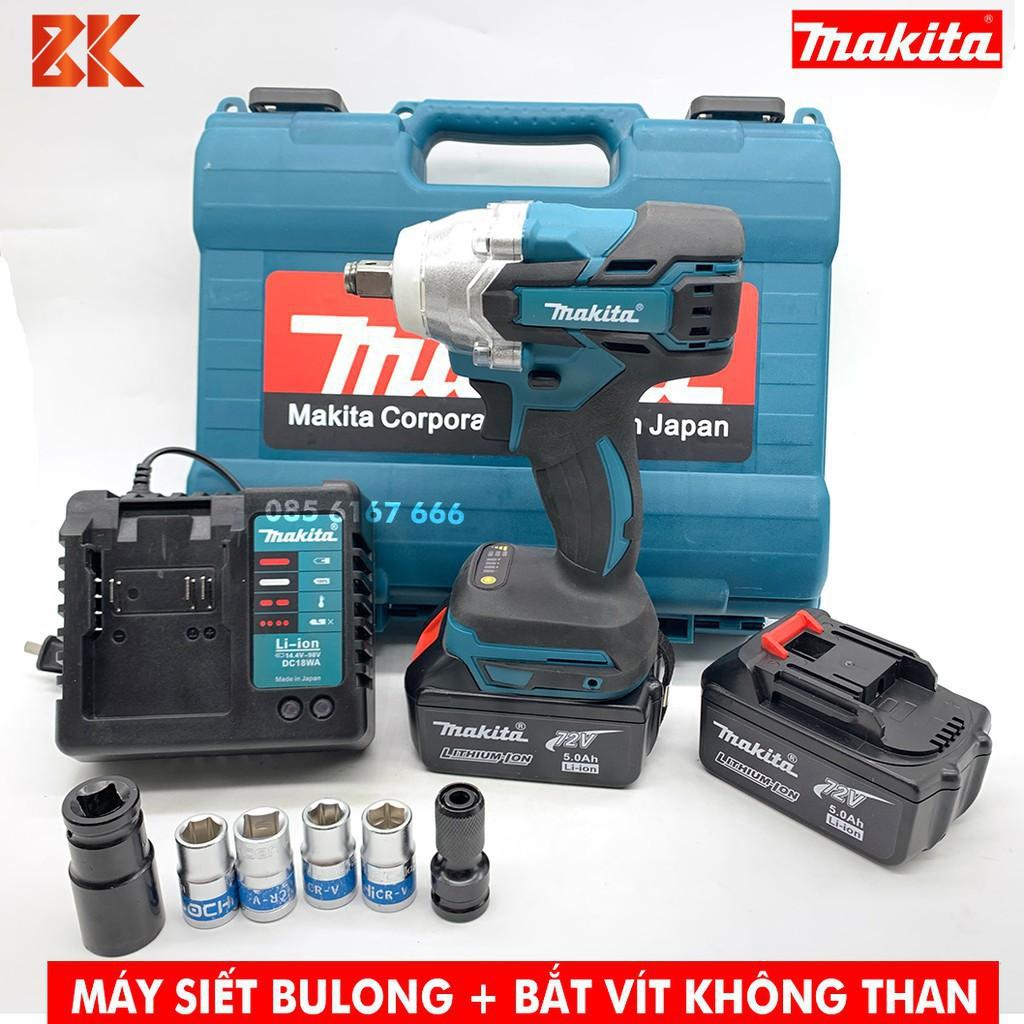 Máy Siết BuLong Makita 72V Máy Siết Bu Lông, Khoan Pin - Không Chổi Than