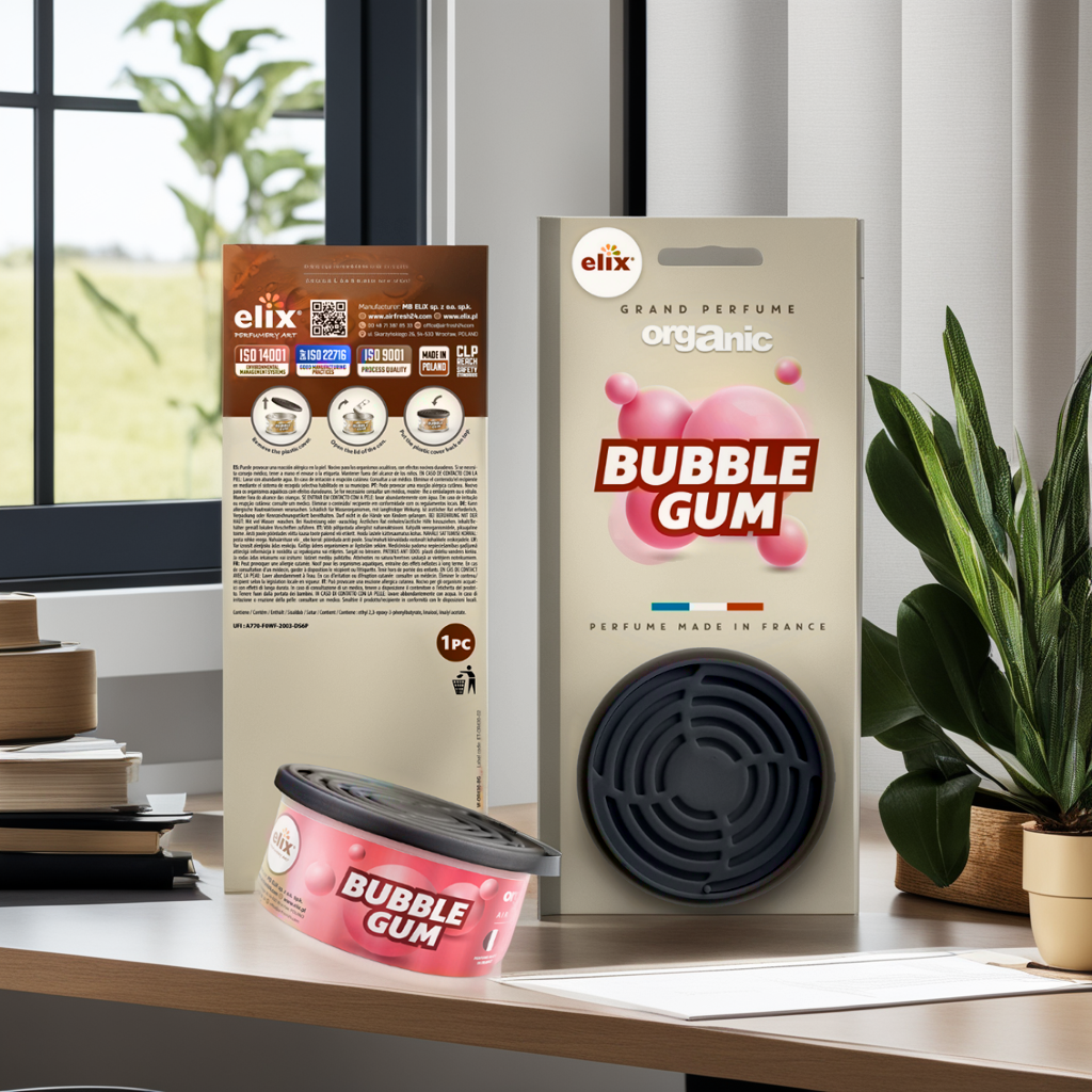 Sáp Thơm  để Taplo Ô tô Elix - Hương Bubble Gum (Kẹo gum)