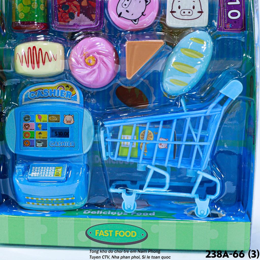 Vỉ giỏ hàng siêu thị 238A-66 - Đồ chơi thông minh cho trẻ em - Quà tặng sinh nhật