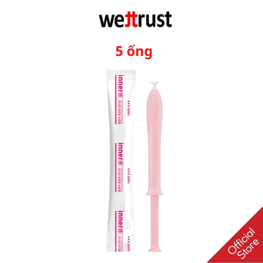 Gel dưỡng ẩm vùng kín Phụ Nữ Wettrust Inner Gel Disposable Moisturizing 5 ống