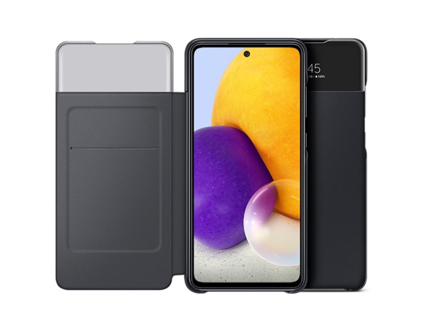 Bao Da Dành Cho Điện Thoại Samsung Galaxy A72 Smart S View Wallet Cover EF-EA725 - Full Box Nguyên Seal