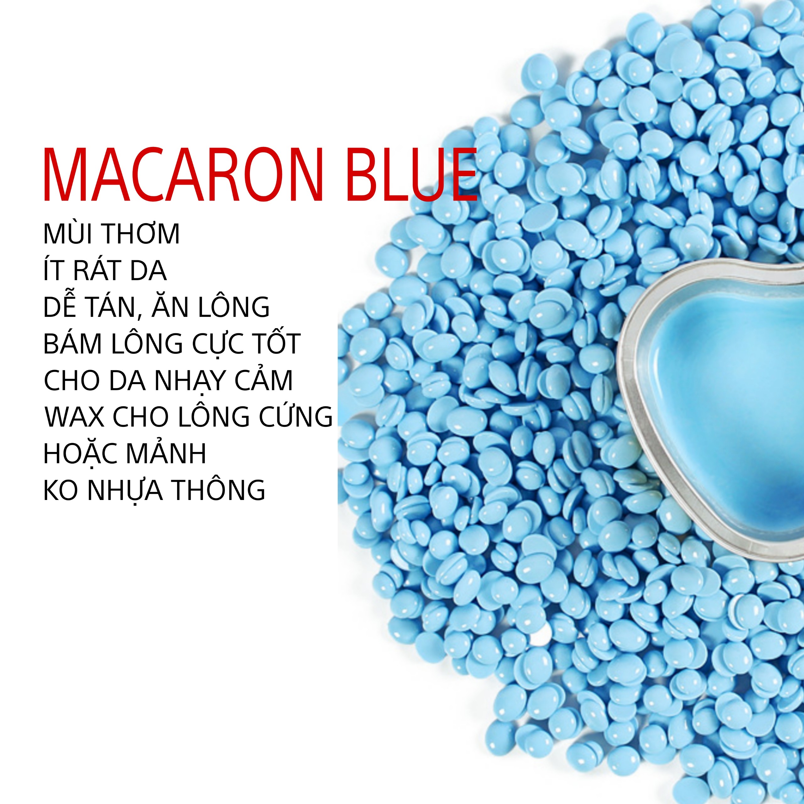 500gr Sáp Wax Lông Nóng Hard Wax Beans Nhiệt độ thấp Waxingcharm Dành Cho Mặt, Nách, Body, Bikini Tặng Que Wax
