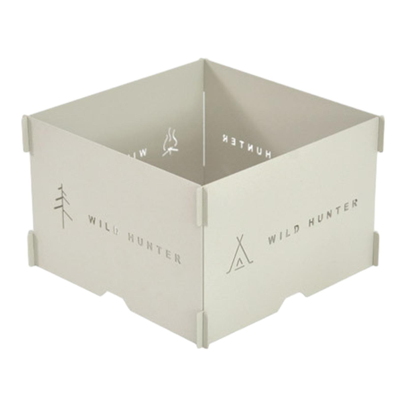 Camping Furnace Windscreen Gas Cassette Windshield with Carrying Bag Rack Multifunctional Cooker Wind Screen for BBQ Backpacking