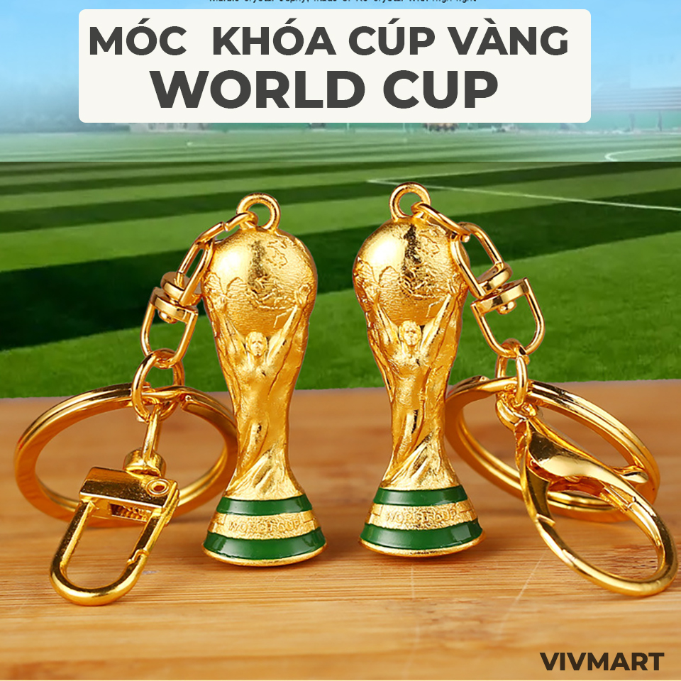 Móc Khóa Cúp Vàng World Cup Cực Đẹp - Có Móc Treo