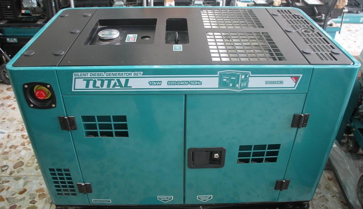 MÁY PHÁT ĐIỆN DÙNG DẦU DIESEL (4 THÌ, 2 XI LANH) 10KW/11KW TOTAL TP2100K2 - HÀNG CHÍNH HÃNG