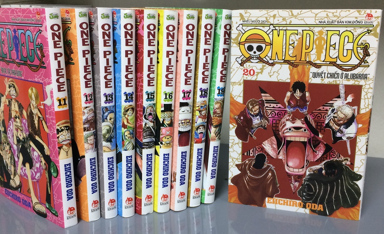 Sách - One Piece - combo 10 cuốn từ tập 11 đến tập 20