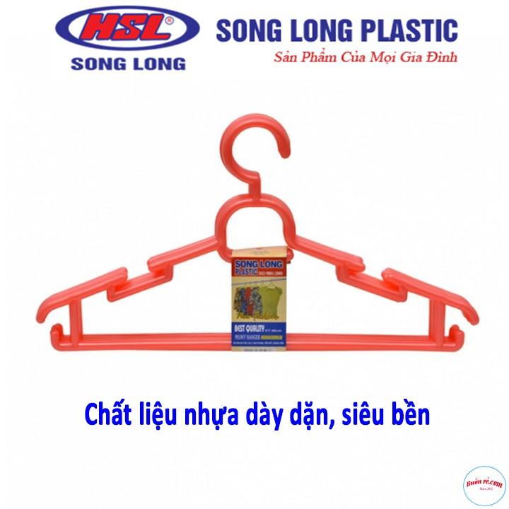 Combo 10 móc nhựa Song Long cỡ trung dày dặn br00476