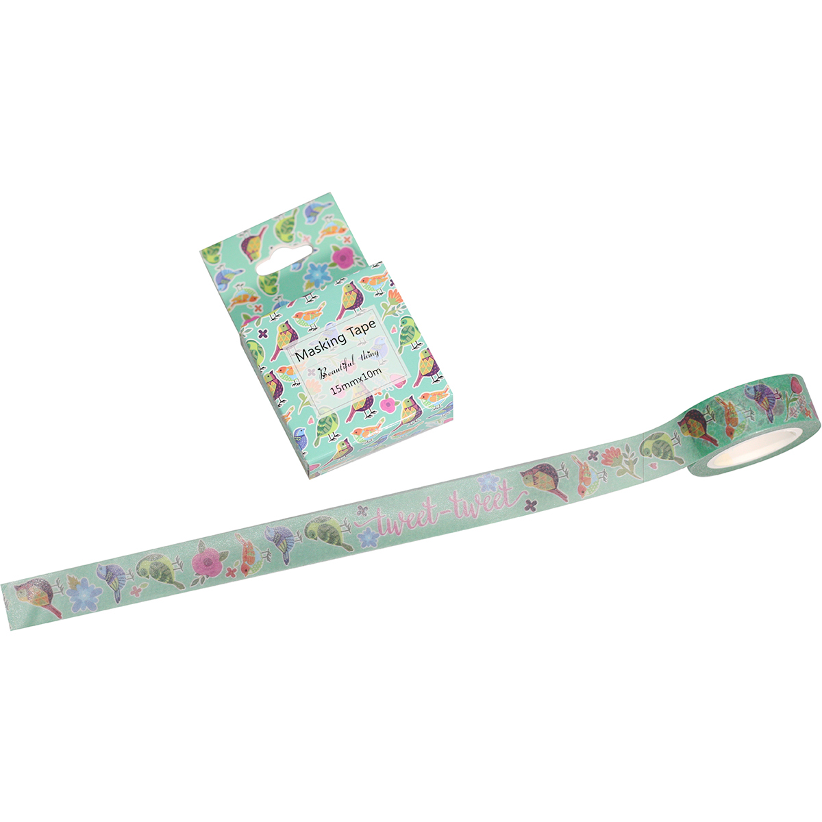 Băng Keo Giấy Trang Trí Masking Tape - Tweet Tweet