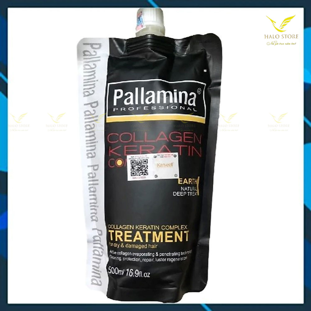 Kem hấp ủ tóc Pallamina X2 Collagen Keratin Complex Treatment siêu mượt 500ml