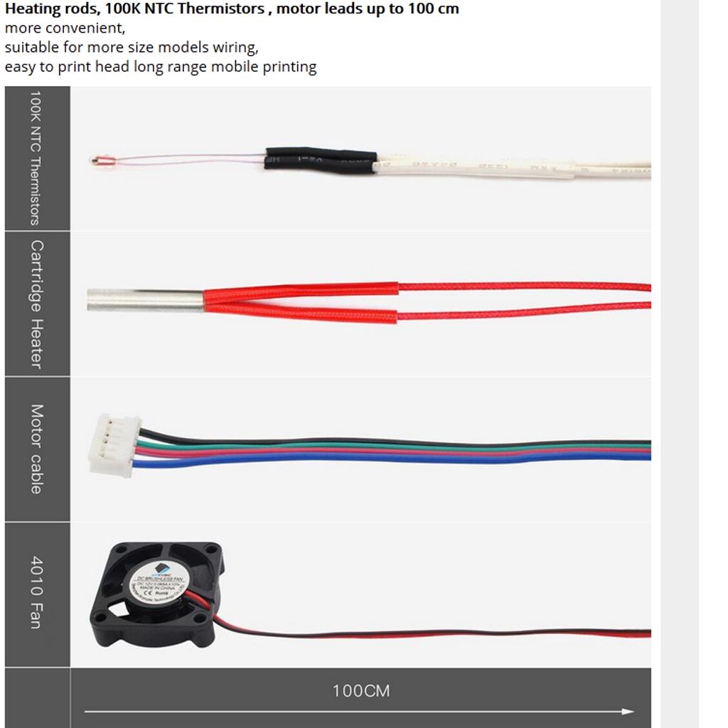 MK8 Extruder 12V 40W 0.4mm Nozzle Head for Prusa I3 Reprap 3D Printer