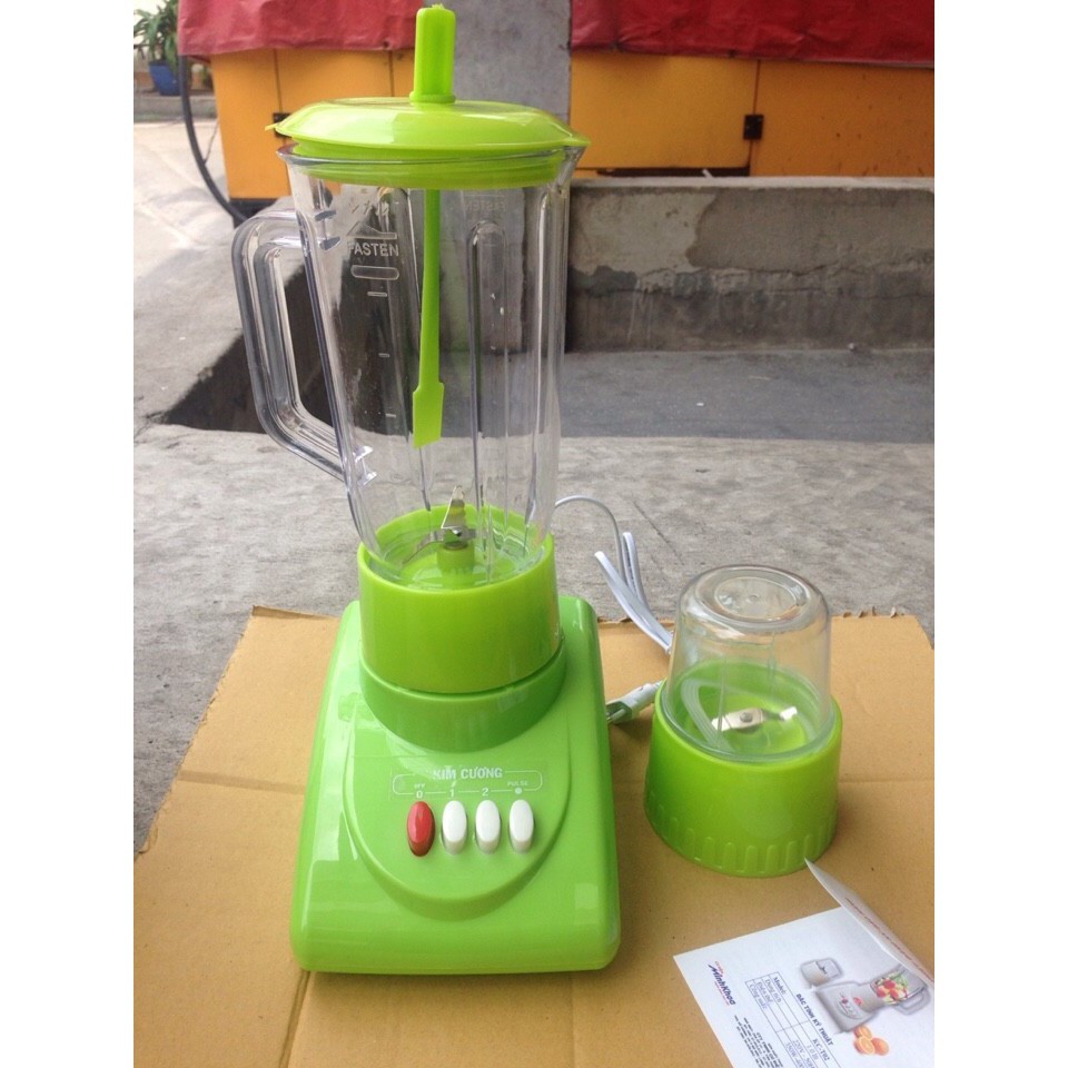 Máy xay sinh tố 2 cối nhựa Kim Cương KC-T02 - Hàng chính hãng