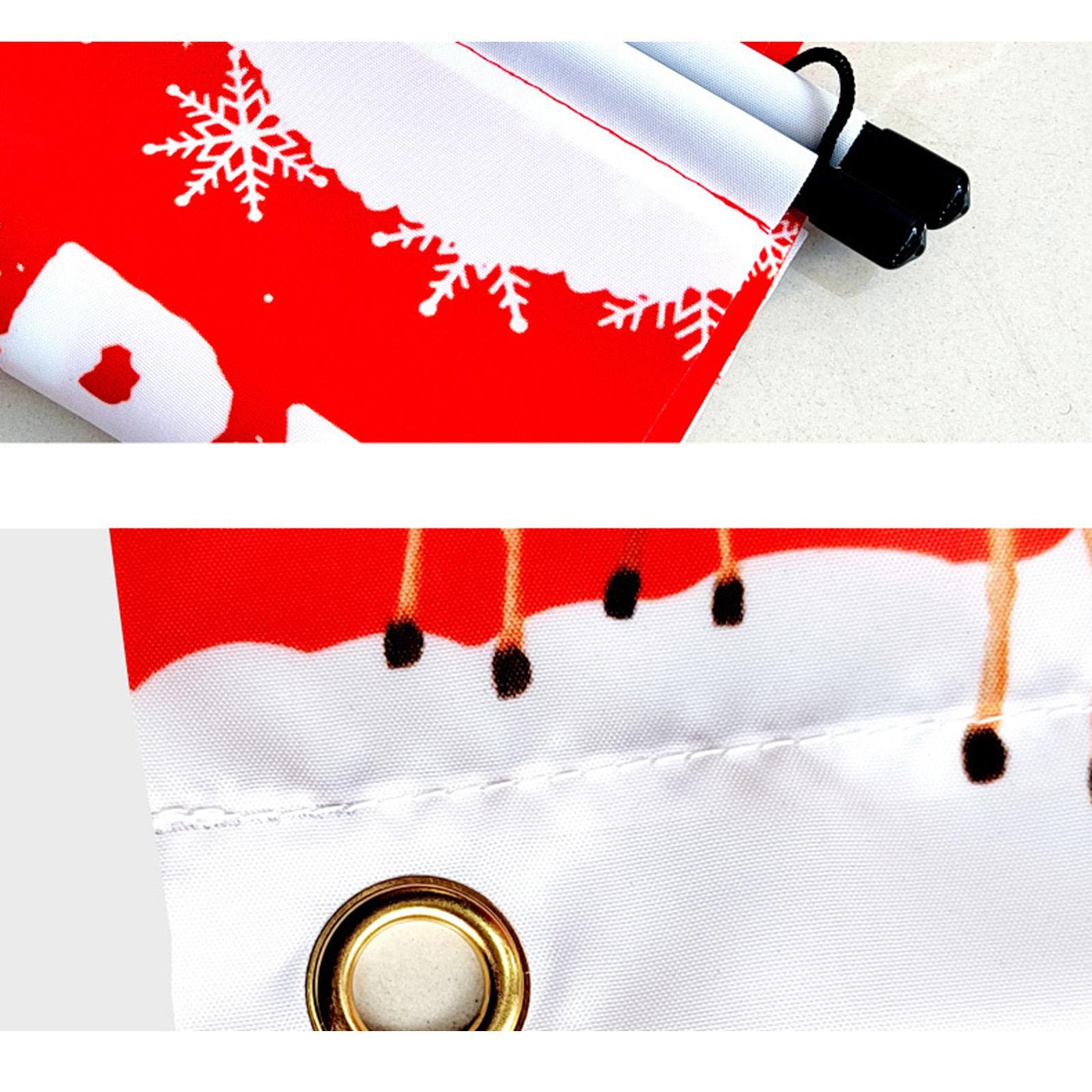 Christmas  Couplet Xmas Porch Sign Nutcracker Curtain Hanging Christmas  Door  for Garden Party  Garage