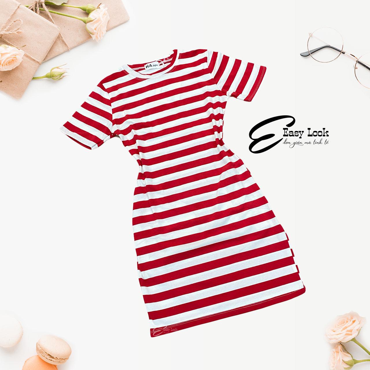 Đầm body sọc HA85