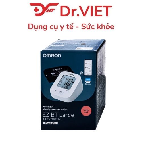 Máy đo huyết áp điện tử bắp tay OMRON HEM-7183T1_EZ BT Power/HEM-7183T1_EZ BT Large