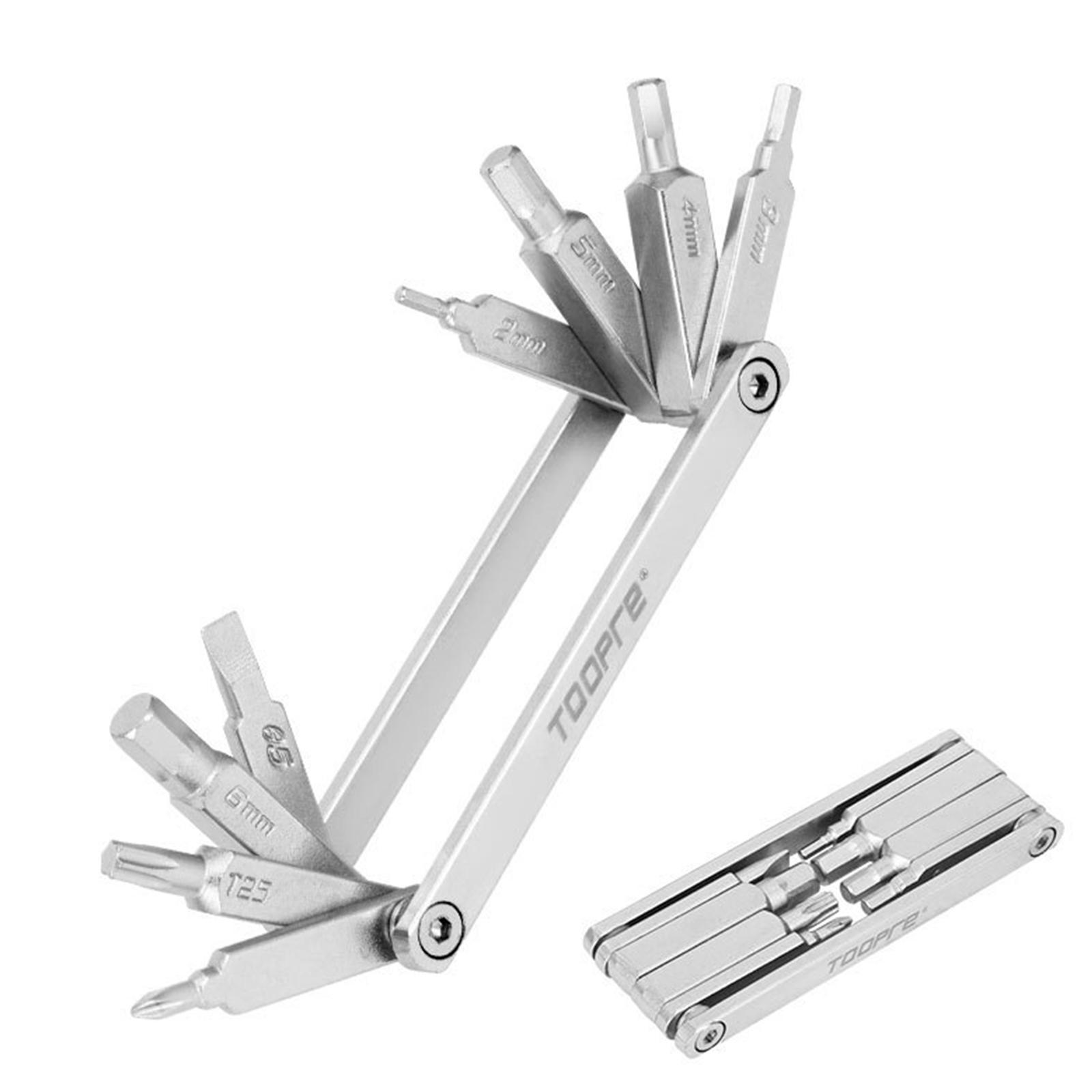 Multifunctional Bike Cycling Mechanic Repair Tool , Tool , Portable Repair Tool Set, Folding Repair Tool Set