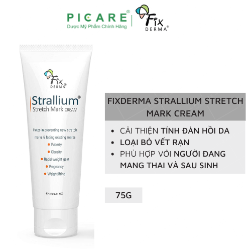 Kem Dưỡng Giảm Rạn Da Fixderma Strallium Stretch Mark Cream 75g