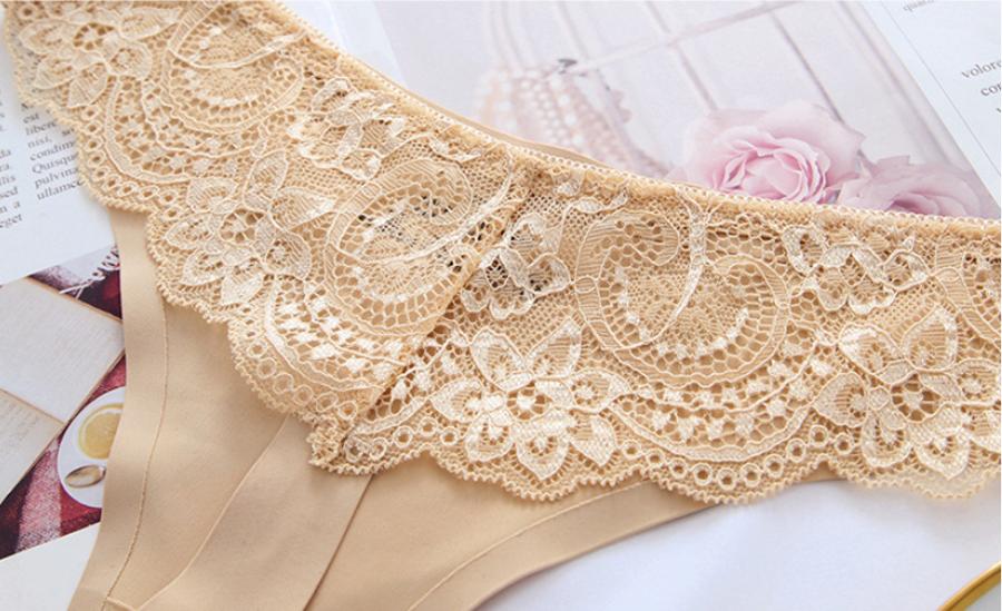Quần lót lọt khe su không đường may - Màu tím
