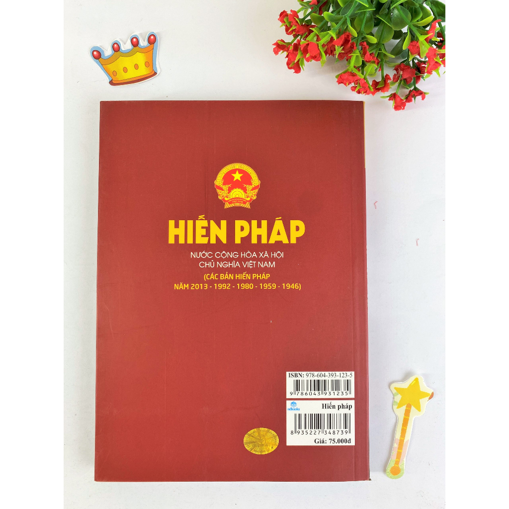 Sách - Hiến Pháp Nước Cộng Hòa Xã Hội Chủ nghĩa Việt Nam(Các bản Hiến Pháp năm 2013-1992-1980-1959-1946) - ndbooks