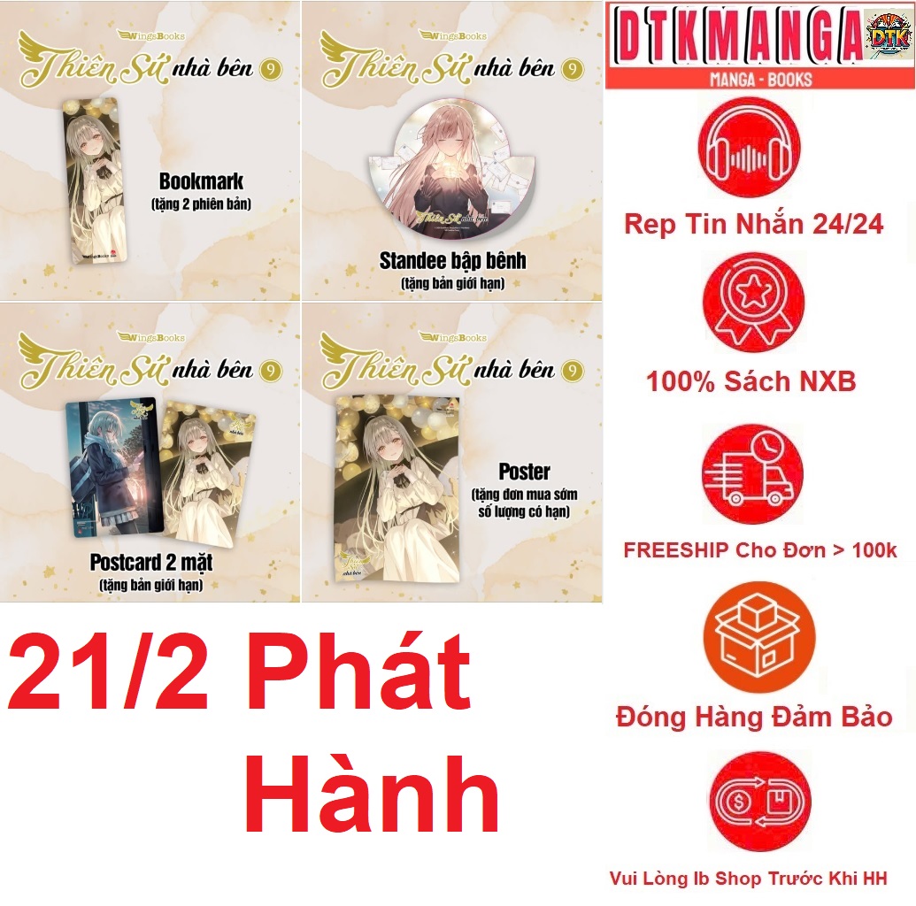 Truyện - Thiên Sứ Nhà Bên – Tập 10 11 11.5 9 8.5 8 7 1 2 3 4 5 5.5 6 Bản Giới Hạn + poster