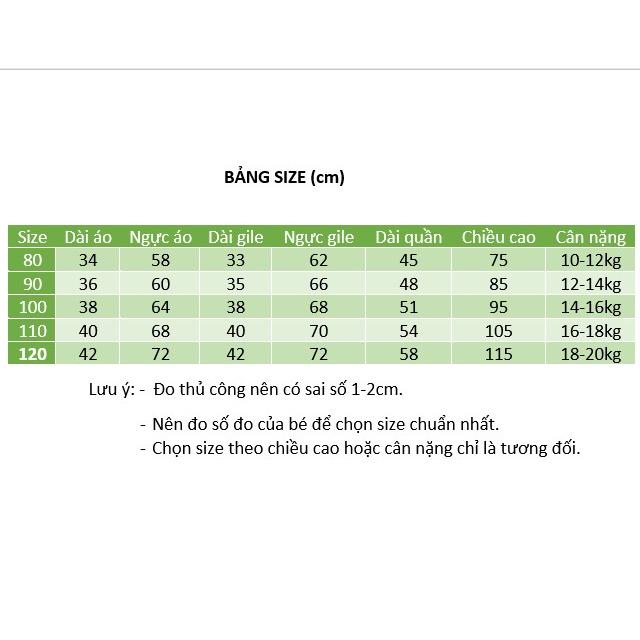 [10T:H22] Set 3 món áo sơ mi thêu hoa + áo gile len và quần jean cao cấp cho bé gái