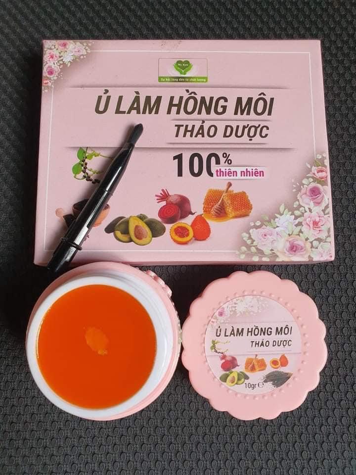 Son Dưỡng Môi Gấc Dền MẸ KEN - Ủ hồng môi thảo dược 100% thiên nhiên, dưỡng môi, dưỡng ẩm môi, giảm thâm môi NEW