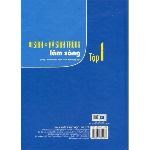 Sách - Vi sinh ký sinh trùng lâm sàng tập 1