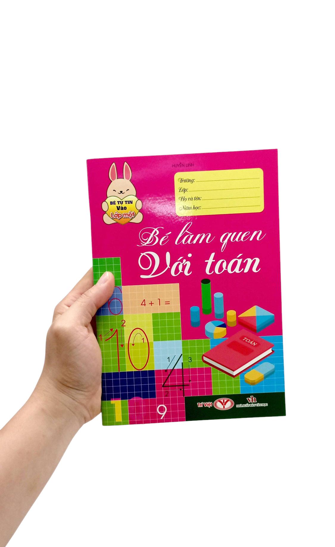 Sách - Bé Tự Tin Vào Lớp Một - Bé Làm Quen Với Toán